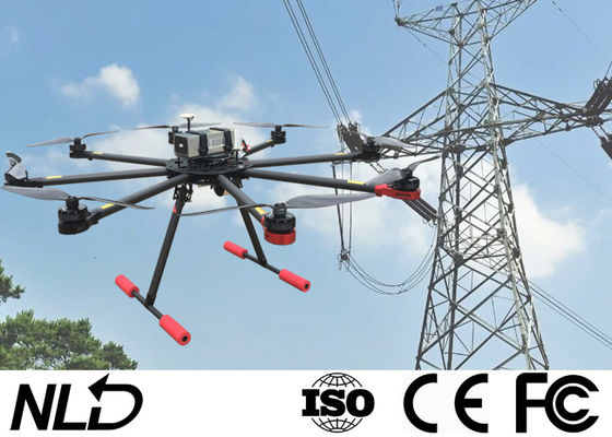 CE UAV DJI NAZA Powerline Drone For Transmission Line Cable Construction
