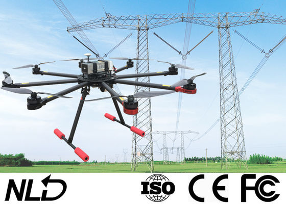 GPS 720P 8 Rotors Unmanned Aerial Vehicle Drone To Stringing Power Line