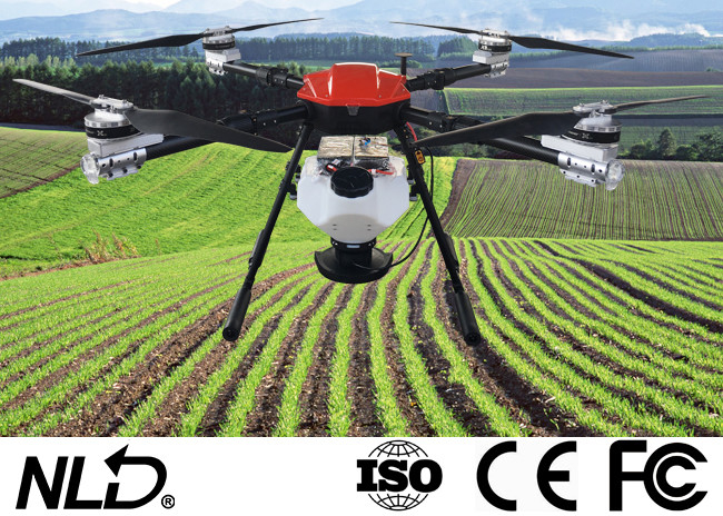 22L Agriculture Fertilizer Spraying Drone With GPS 22000mAh Battery